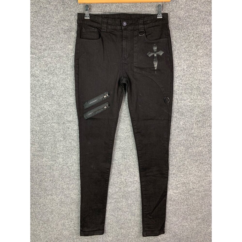 Kill Star Grunge Kill Star Grunge Emo Pockets‎ Punk Black Jeans XL